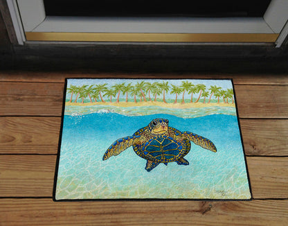 Turtle Paradise Door Mat