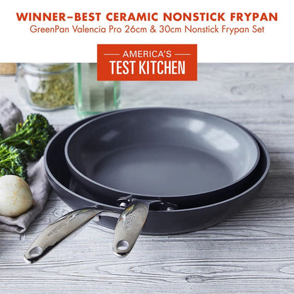 Valencia Pro<br> 2PC COOKWARE SETS, DARK GREY - 26 & 30CM