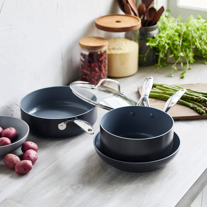 CC000673-001 - Valencia Pro 2PC COOKWARE SETS, DARK GREY - 26 & 30CM - Product Image 5