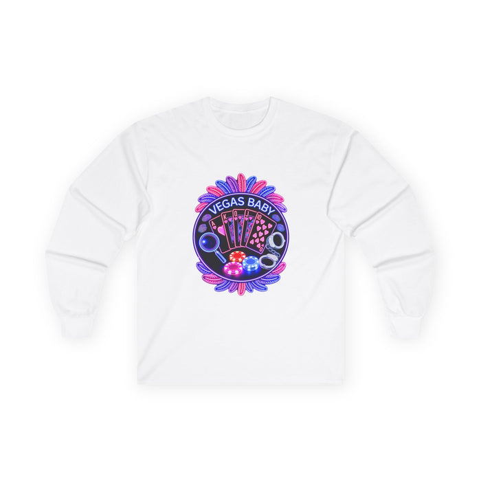 Vegas Baby Long Sleeve Tee — (No Logo)