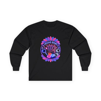 Vegas Baby Long Sleeve Tee — (No Logo)