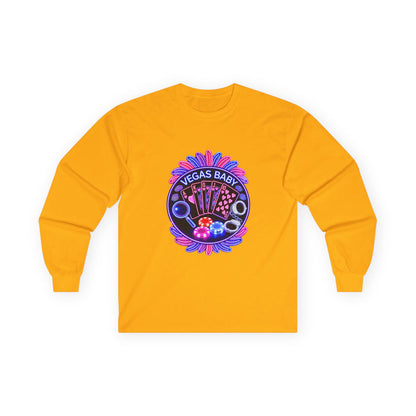 Vegas Baby Long Sleeve Tee — (No Logo)