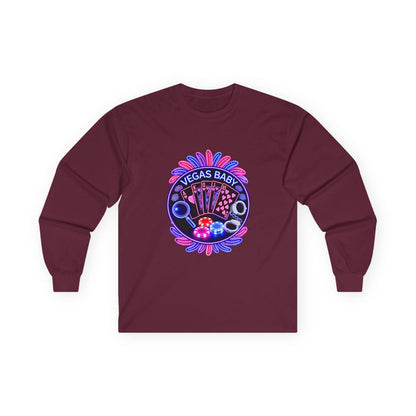 Vegas Baby Long Sleeve Tee — (No Logo)