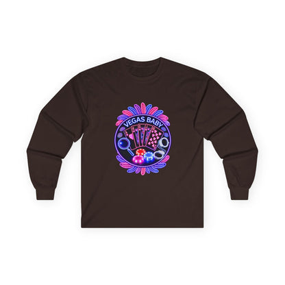 Vegas Baby Long Sleeve Tee — (No Logo)