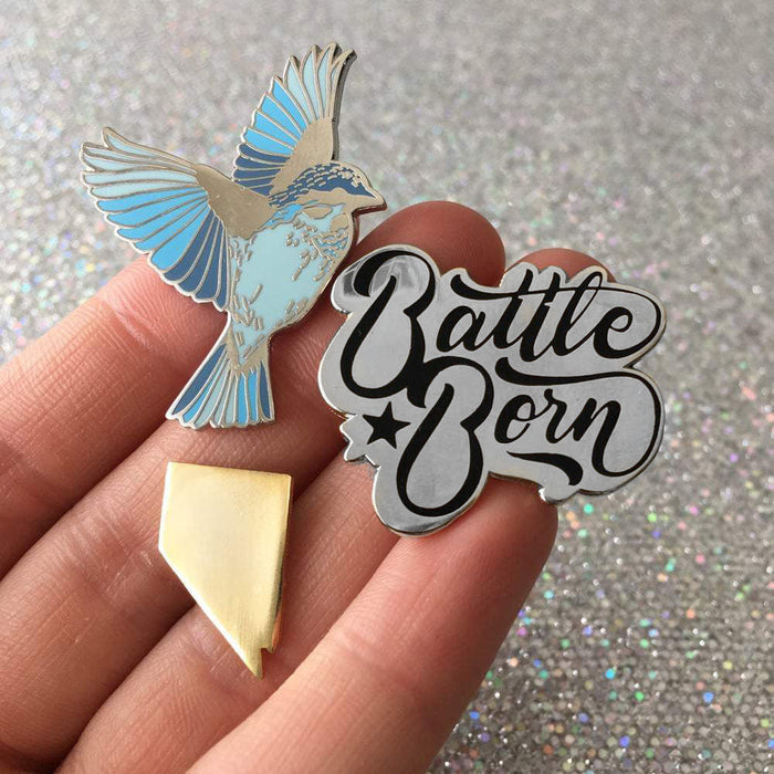 Vegas Battle Born Pin - Vegas Team Store