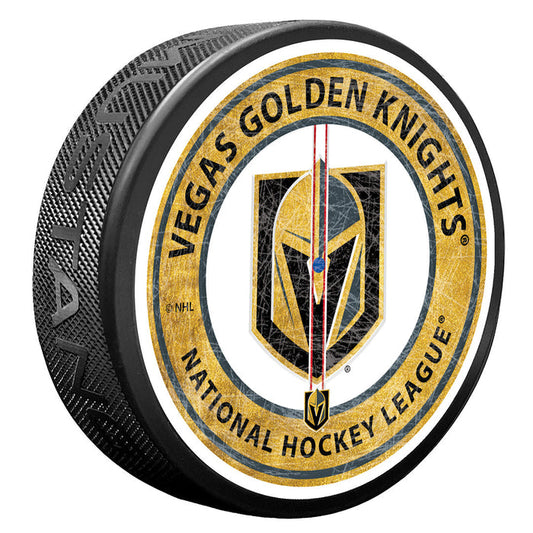 Vegas Golden Knights Center Ice Puck - Vegas Team Store