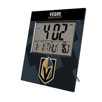 Vegas Golden Knights Color Block Wall Clock - Vegas Team Store