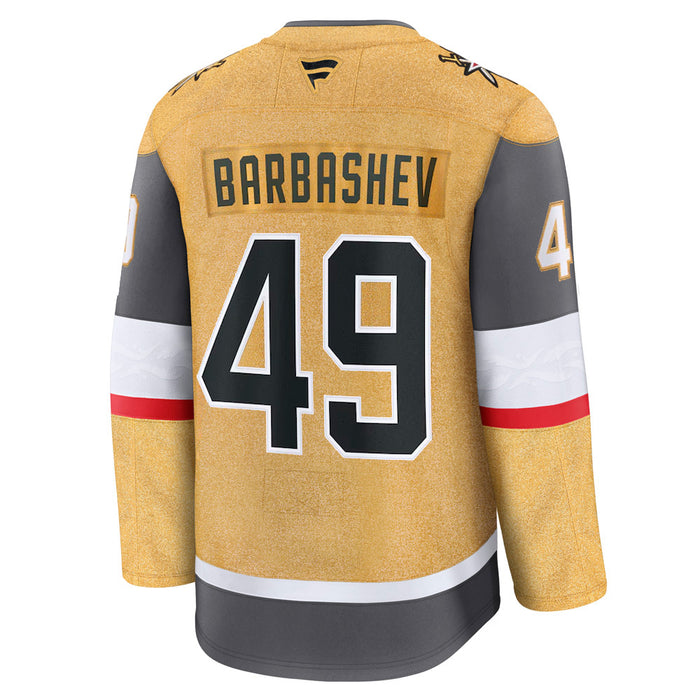 Vegas Golden Knights Fanatics Premium Stitched #49 Ivan Barbashev Jersey - Vegas Team Store