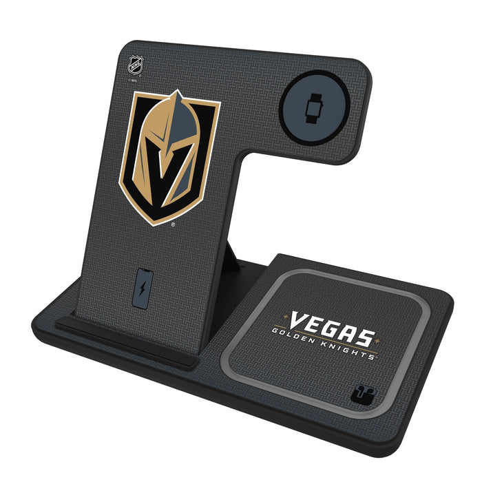 Vegas Golden Knights Linen 3 in 1 Charging Station - Vegas Team Store