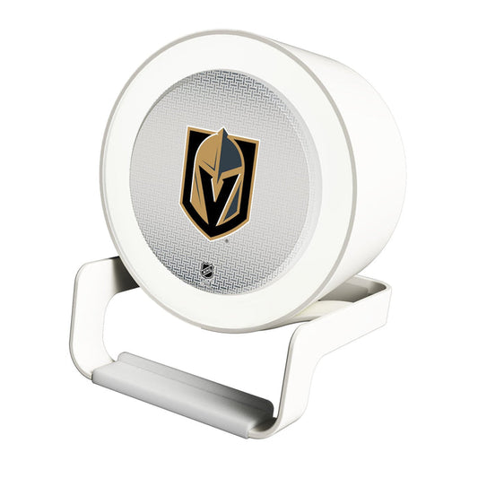 Vegas Golden Knights Linen Night Light Charger and Bluetooth Speaker - Vegas Team Store
