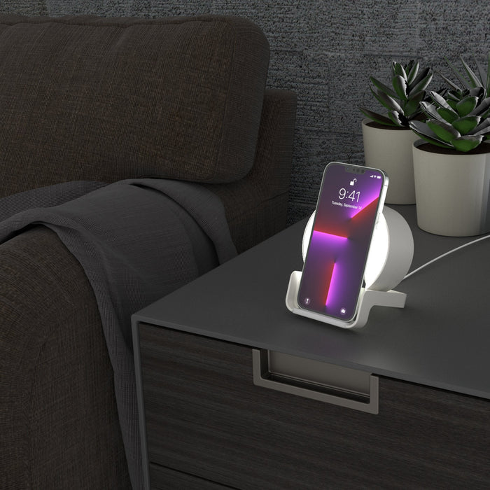Vegas Golden Knights Linen Night Light Charger and Bluetooth Speaker - Vegas Team Store