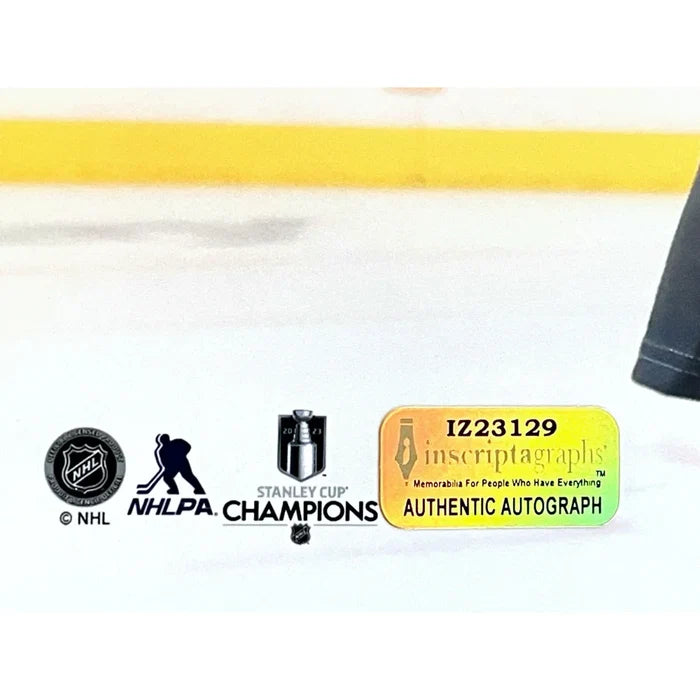 Vegas Golden Knights Mark Stone Autographed Stanley Cup Photo