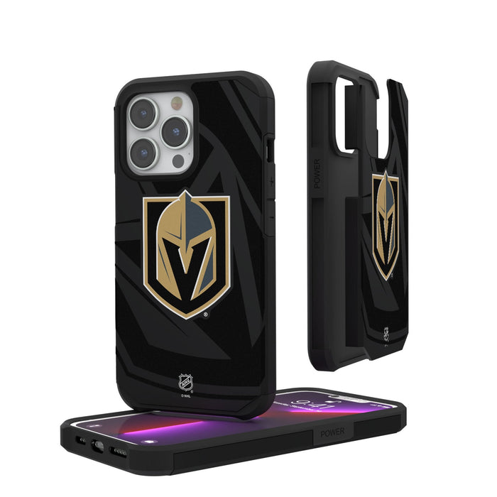 Vegas Golden Knights Monocolor Tilt Rugged Phone Case - Vegas Team Store