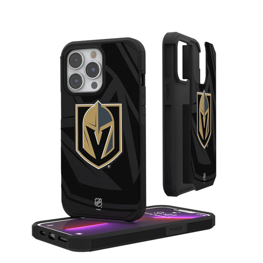 Vegas Golden Knights Monocolor Tilt Rugged Phone Case - Vegas Team Store