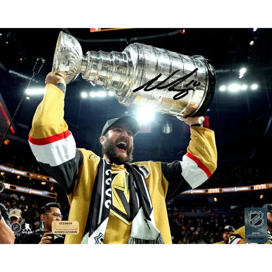 Vegas Golden Knights Nicolas Roy Autographed Stanley Cup Photo
