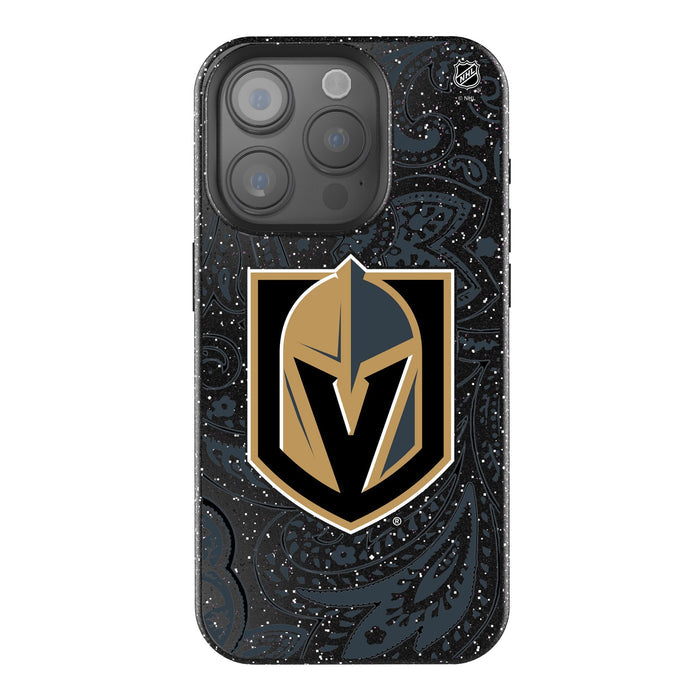 Vegas Golden Knights Paisley Bling Phone Case - Vegas Team Store