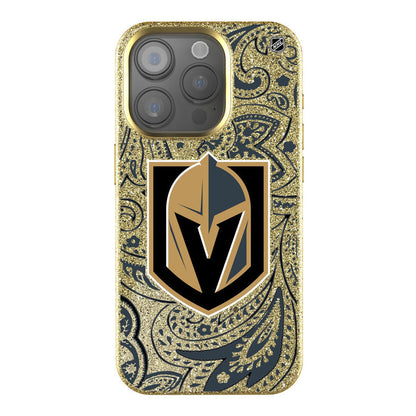 Vegas Golden Knights Paisley Bling Phone Case - Vegas Team Store
