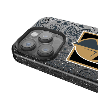 Vegas Golden Knights Paisley Bling Phone Case - Vegas Team Store