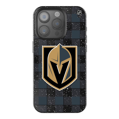Vegas Golden Knights Plaid Bling Phone Case - Vegas Team Store