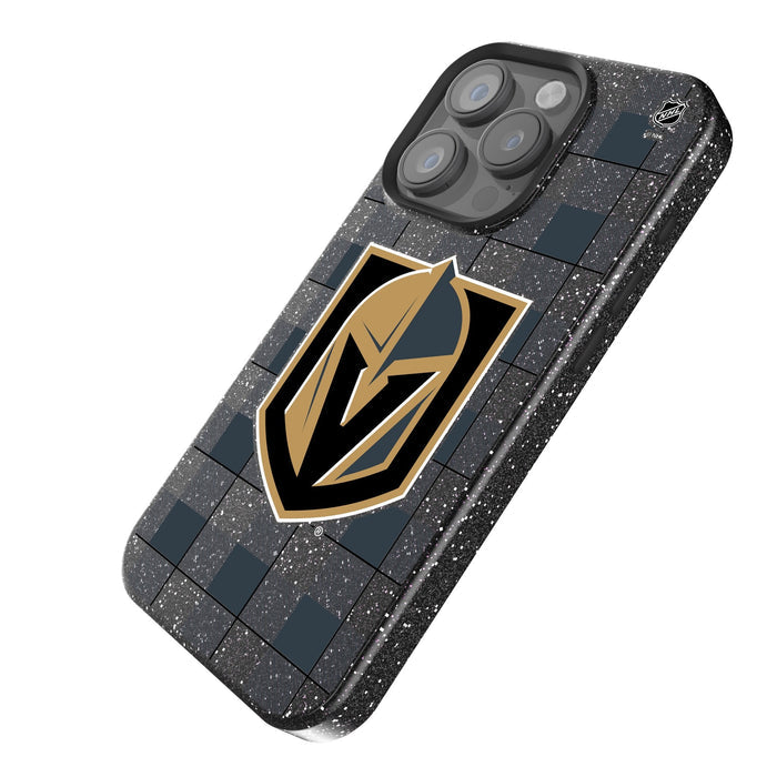 Vegas Golden Knights Plaid Bling Phone Case - Vegas Team Store