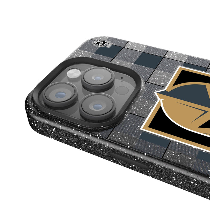 Vegas Golden Knights Plaid Bling Phone Case - Vegas Team Store