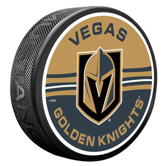 Vegas Golden Knights Puck - Half & Half - Vegas Team Store
