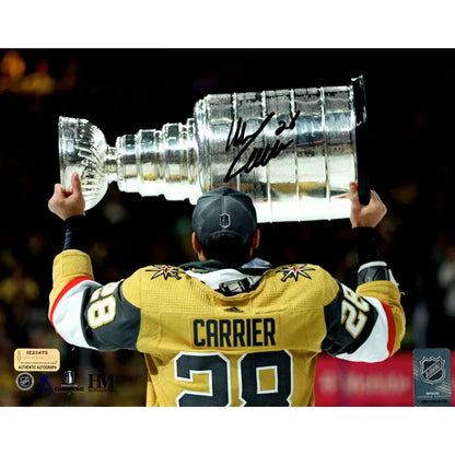 Vegas Golden Knights William Carrier Autographed Stanley Cup Photo