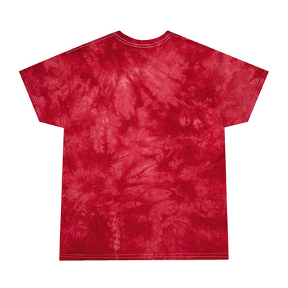 Vegas Neon Tie-Dye Tee — "What Happens in Vegas" (No Logo)