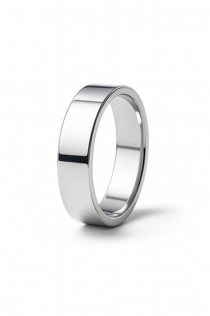 Vigsel/Förlovningsring Herr Silverring 7 mm, rak | 925 silver