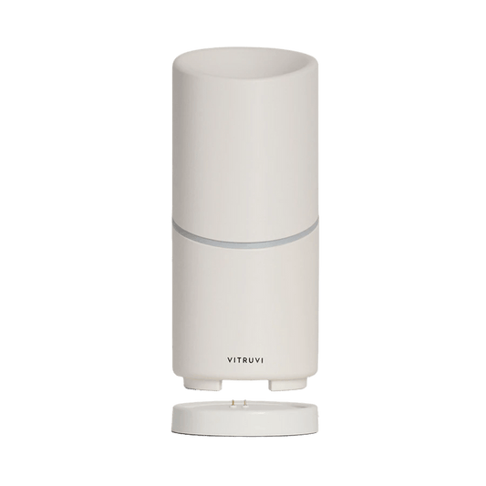 White Custom Vitruvi Move Essential Oil Diffuser - Corporate Gifts