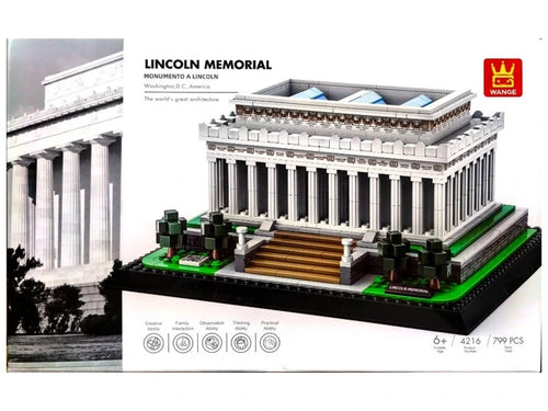 Wange Bricks: MOC Architecture Lincoln Memorial Washington D.C America Building Brick