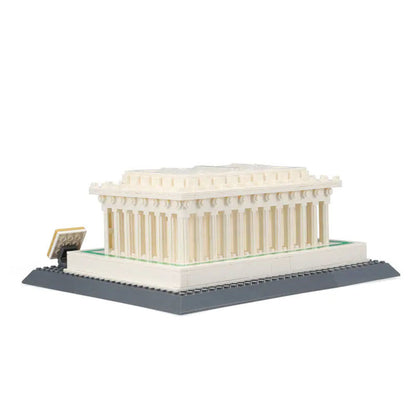 Wange Bricks: MOC Architecture Lincoln Memorial Washington D.C America Building Brick