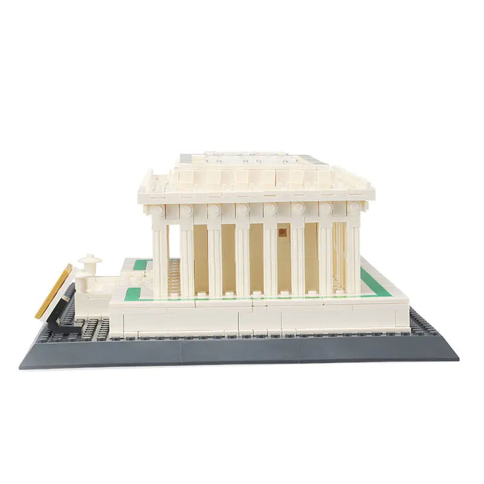 Wange Bricks: MOC Architecture Lincoln Memorial Washington D.C America Building Brick