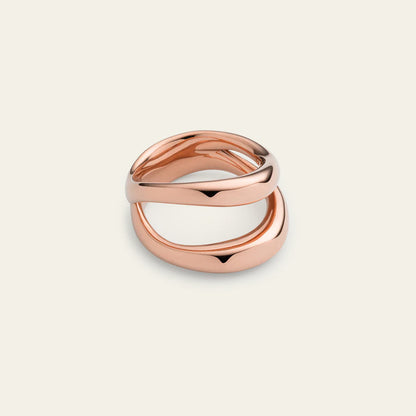 Waves Ring Roségold