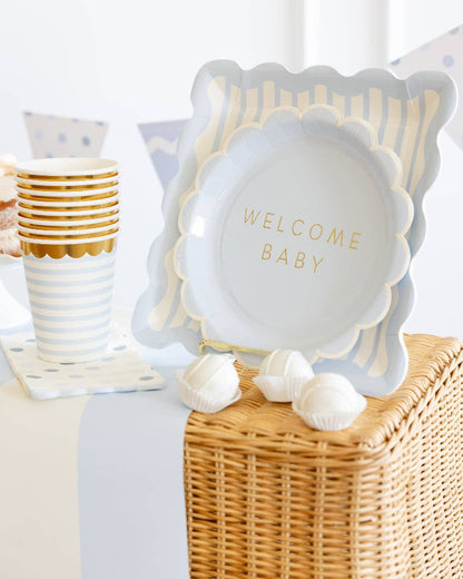 My Mind’s Eye BAB1143 - Welcome Baby Blue Plate