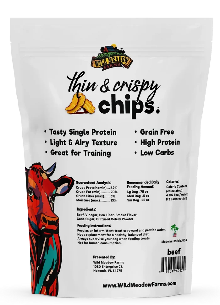Wild Meadow Farms - Thin & Crispy Chips - Dog.Dog.Cat.