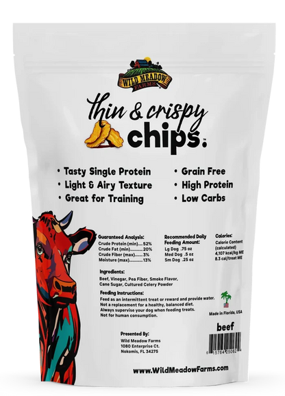 Wild Meadow Farms - Thin & Crispy Chips - Dog.Dog.Cat.