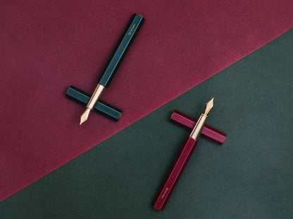 Ystudio Revolve Fountain Pen - Red